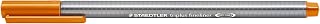 Caneta Ponta Extra Fina 0.3mm, Staedtler, Fineliner Triplus, 334-7 02, Marrom Claro