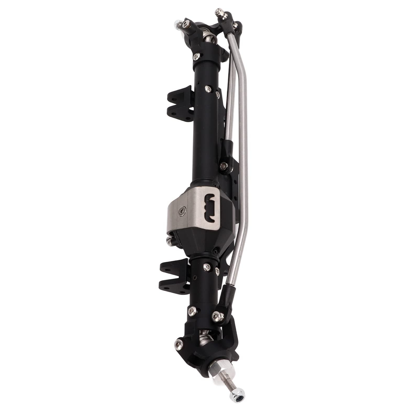 Oś Przednia 1/10 RC, oś w Kształcie Stopu Aluminium, Stalowa Zestawu Przekładni o Trwałej Konstrukcji, Kompatybilna z Axial Wraith 90018, 90020, 90045, RR10, 90048, 90053 (BLACK)