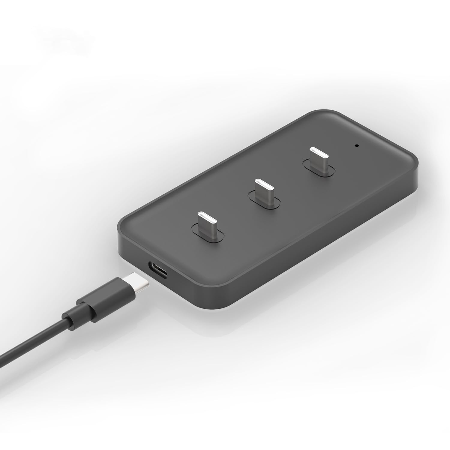 Black Motion Sensor Light Charging Station Multi-Device Charging Station Charging Three LED Lights at The Same Time Saves Time Space and More