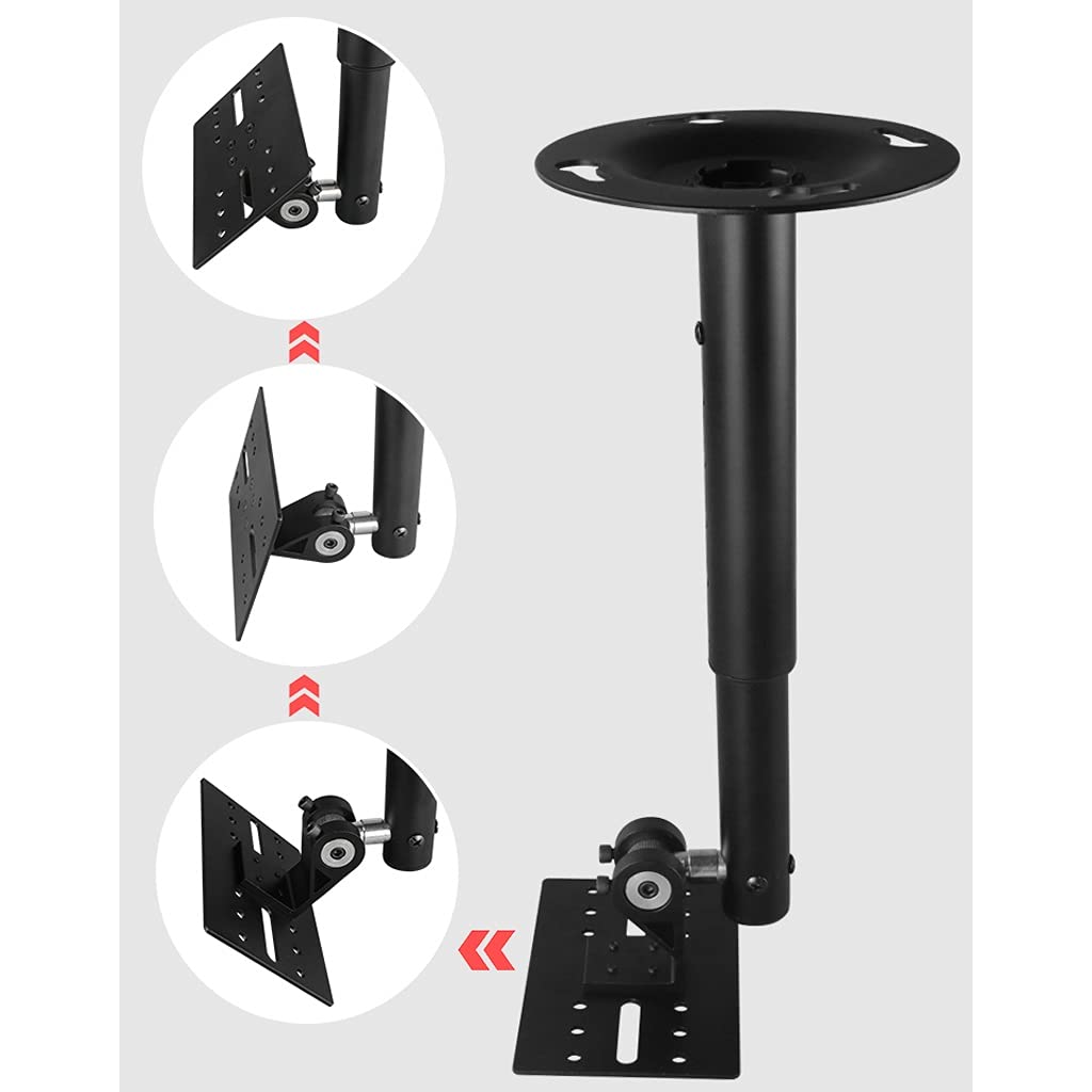 Supporti per Casse Acustiche Staffa del soffitto altoparlante Grande diffusore surround Bracket Staffa per ufficio Soggiorno Sala per conferenze Staffa di espansione e contrazione Staffa Supporto Cass