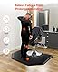 VEVOR Salonmatte für Friseure, 1225x1505 mm, Anti-Ermüdungs-Bodenmatte, Stehmatte, 25 mm Dicke Friseursalon-Bodenmatte, leicht zu reinigende PVC-Oberfläche & abgeschrägte Kanten zum Stolpern