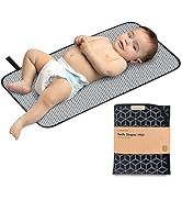 Portable Diaper Changing Pad - Waterproof Foldable Baby Changing Mat - Travel Diaper Change Mat -...
