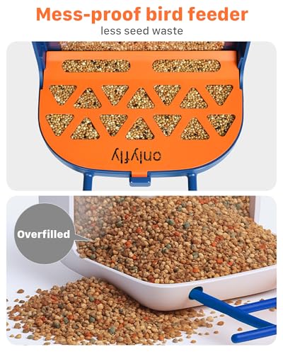 Image of Bird Seed Guard - Metal Splash Guard Exclusively for Onlyfly Bird Feeder with Camera, Reduces Food Waste, Easy to Install & Clean, Designed for Outdoor and Garden Use, Onlyfly Accessory