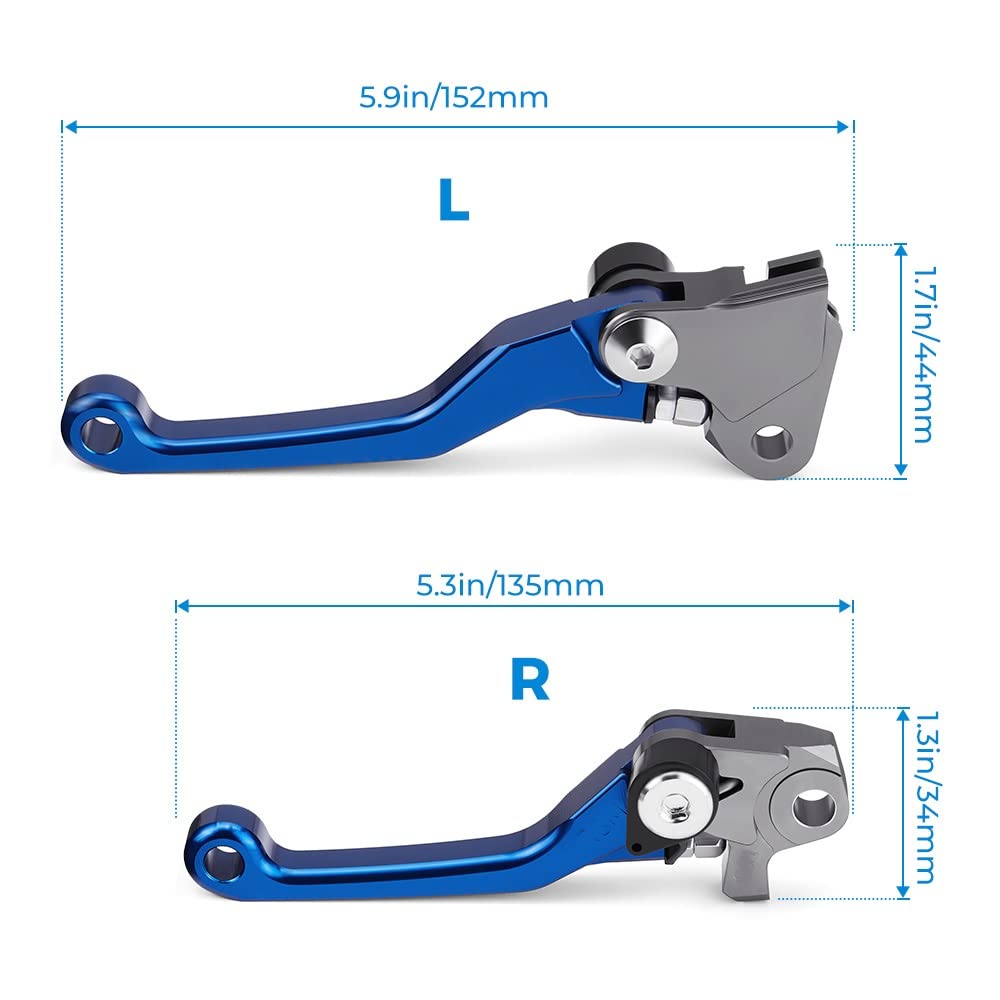 Moto Leviers d'embrayage Pivot De Frein pour Yamaha YZ125 YZ250 2008 2009 2010 2011 2012 2013 2014 Moto Dirtbike Dirt Bike Motocross pour YZ426F YZ450F Moto Pièces