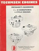 Tecumseh Engines (Mechanic's Handbook 3 - 10 Horsepower 4-Cycle Engines B000I3RXJK Book Cover