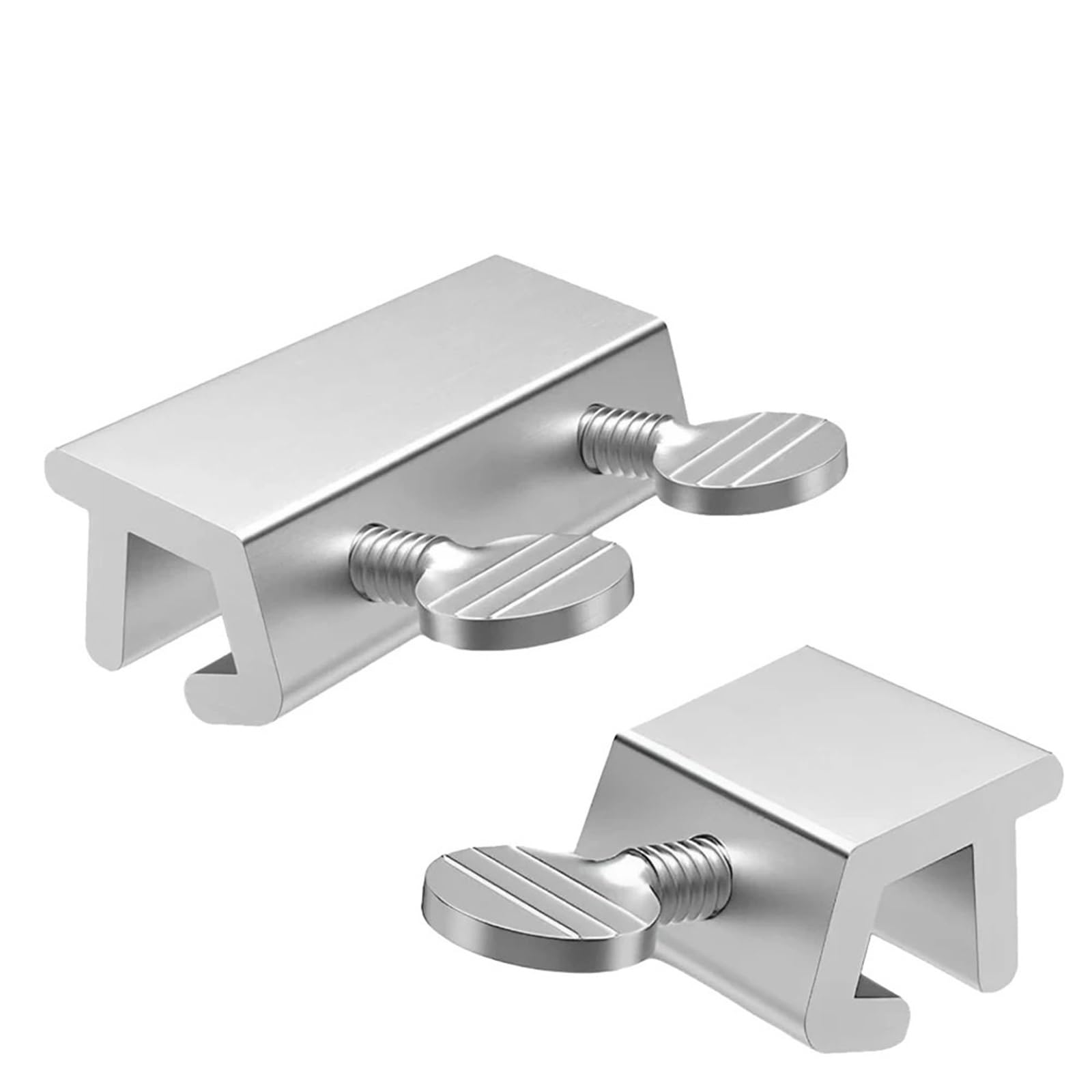 Zamki zabezpieczające do okien przesuwnych ze stopu aluminium | L i S 4 szt. Regulowane zabezpieczenie okna przesuwnego ze stopu aluminium: Okno domowe(L)