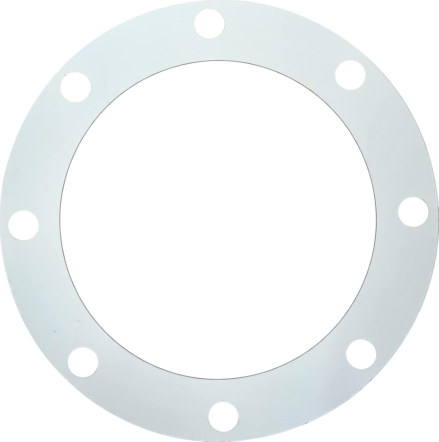 4" TTMA Soft Teflon Flange Gasket, 8 Hole, 1/8" Thick PTFE Piping