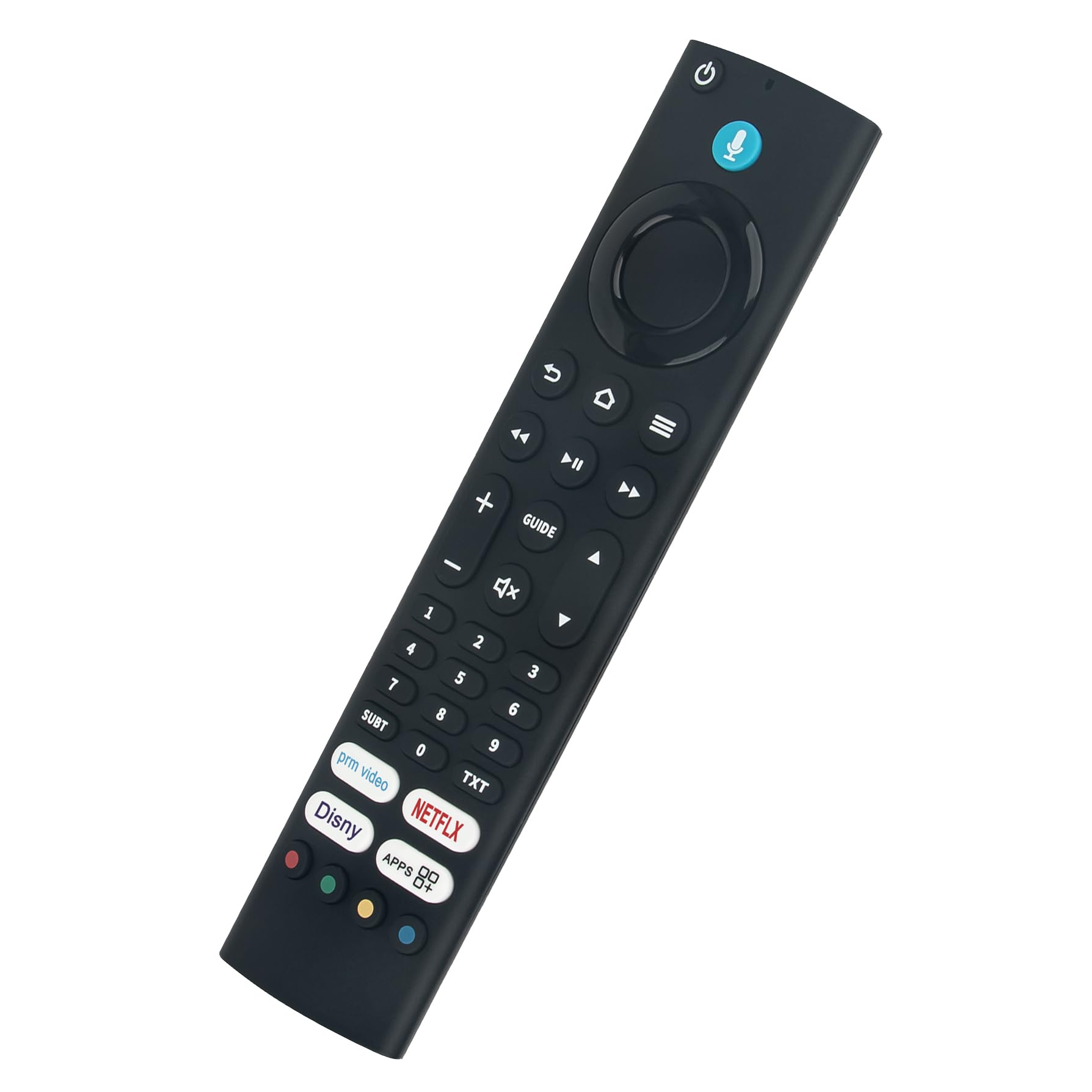 Telecomando Sostitutivo VINABTY Per TV Toshiba Ultra HD – Con Funzione Vocale – Compatibile Con Modelli 43UF3D53DB, 50UF3D53DB, 55UF3D53DB, 65UF3D53DB, Sub CT-8565 - copertina