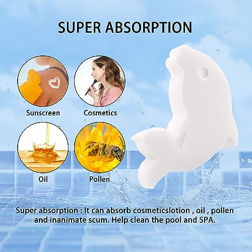 image for Ukulork 12/18 Pack Pool Oil Absorbing Scum Sponge, Hot Tub Scum Absorb