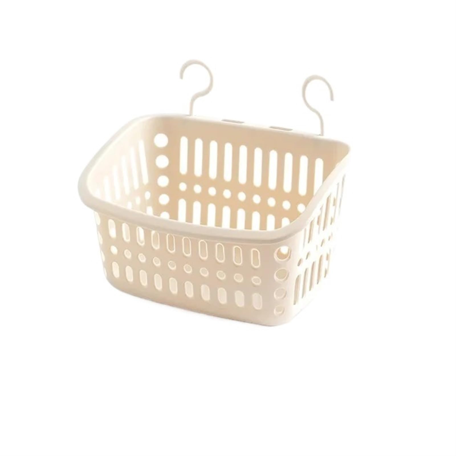 DVMSIEF Shower Caddy Bathroom Hanging Basket Plastic Shower With Hook Kitchen Fruit Vegetable Baskets Home Storage Organizer