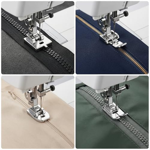 Kit 4 Pies para Máquina de Coser Zipper y Dobladillo miniatura 3