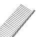 Yctze Curved Pet Comb for and Knot Removal – Stainless Steel Teeth Grooming Comb for Cats and Dogs - Gentle Massage and Grooming Tool (Dense Tooth)