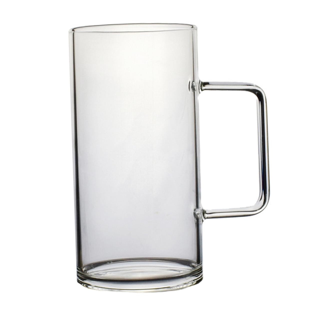 Mikinona Glass with Handle Iced Tea Pitcher Clear Tea Kettle Beverage Clear Latte Mugs Espresso Glasses Clear Coffee Mugs Cups Clear Coffee Drink High Borosilicate Glass Transparent