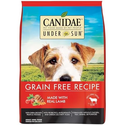 CANIDAE, Under The Sun, Grain Free Recipe Made with Real Lamb Dog Dry 40 lbs. Cover