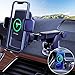 Produktbild [2022 Upgrade] Drcowu 15W Fast Wireless Charger Auto Handyhalterung Mit Ladefunktion, Spulenfreie Positionierungstechnologie, 5.0 Auto-Lüftungsclip & Saugnäpfe, für iPhone Samsung S21/S20