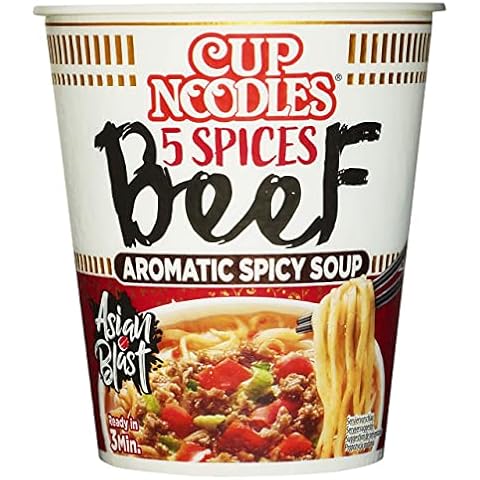 Nissin Cup Noodles - 5 Spices Beef Cover