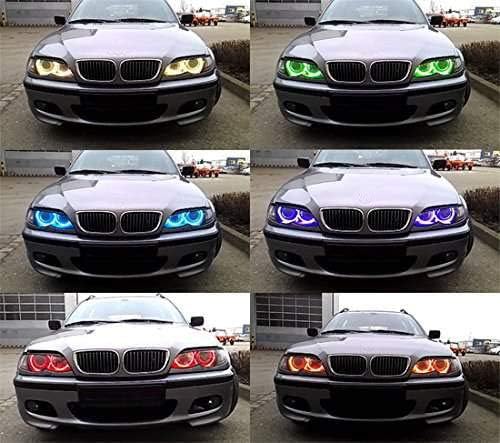 iJDMTOY RGB Angel Eyes Kit for BMW E36 E46 E39 E38 6