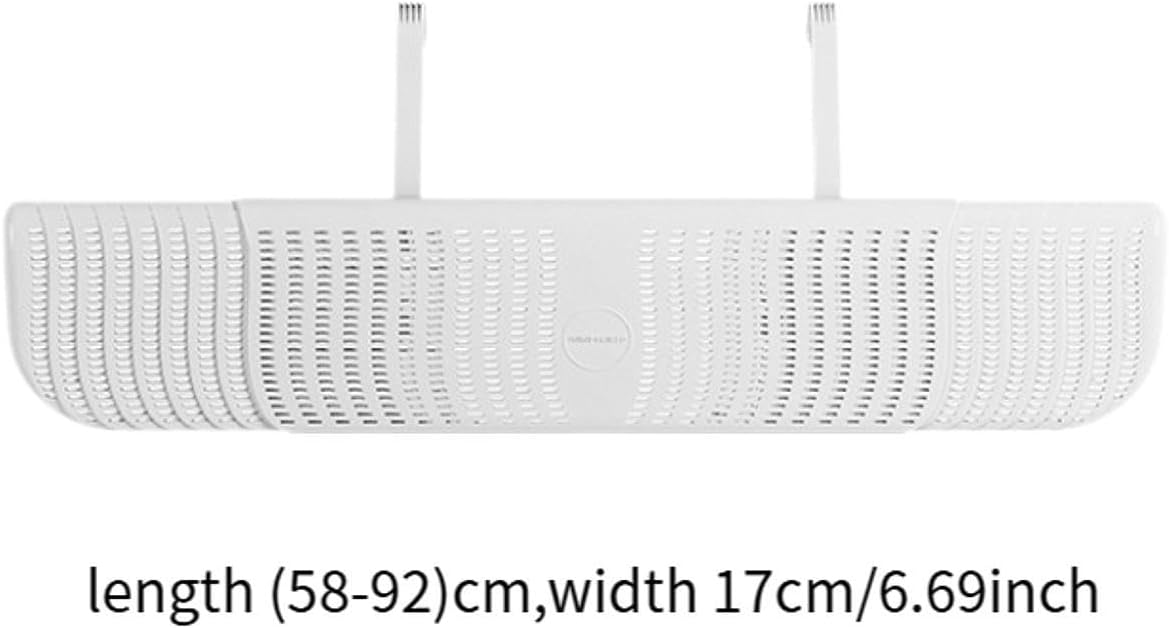 Generic Air Conditioners Air Deflector Air Conditioners Windshield Telescopic Accessory Lightweight Anti Wind Baffles for Home Office