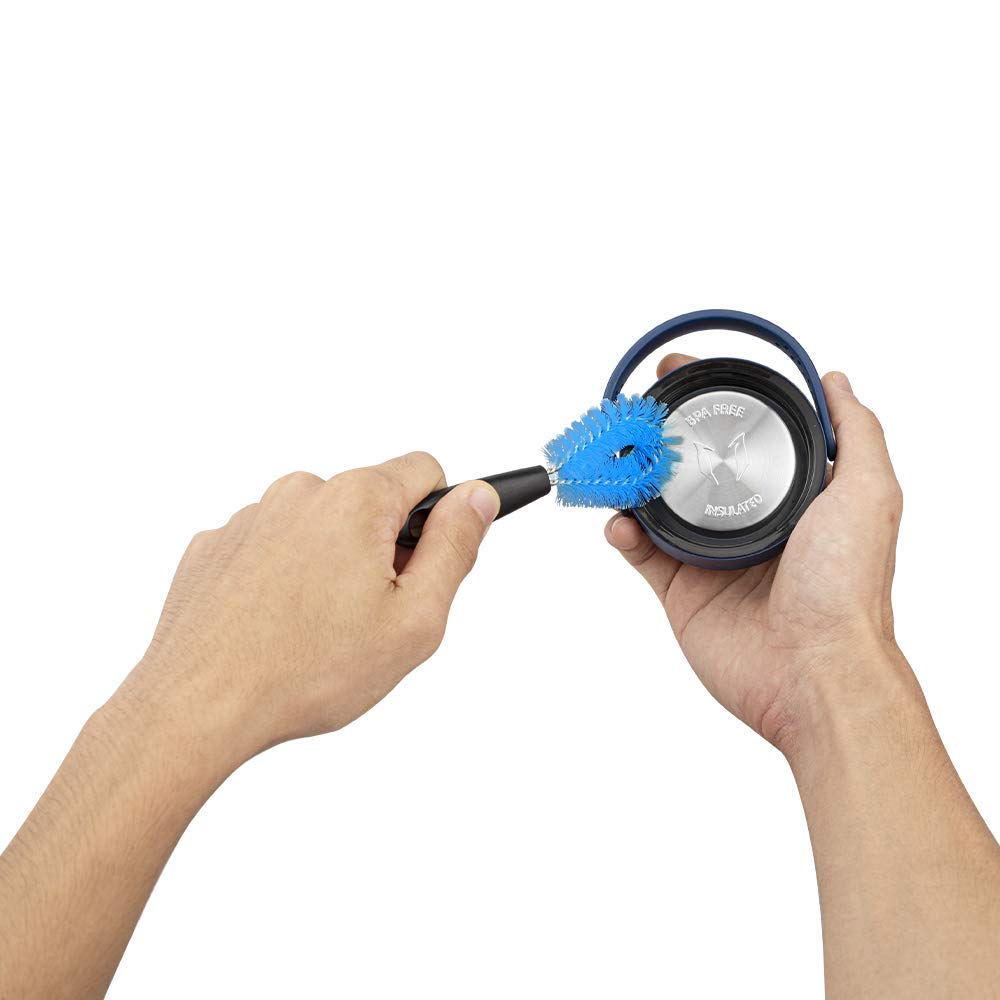 Set Di Spazzole 3 In 1 Sharkbrush Per La Pulizia Di Tazze E Bottiglie – Con Testina Rotante, Spazzola A U E Per Fessure