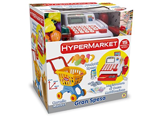 TEOREMA 64492  Mini Market con Carro Compra, grabadora de Caja y Accesorios