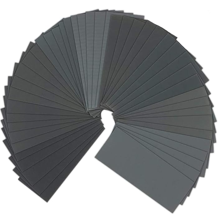 Buy Sandpaper, Bst4UDirect 120 to 5000, 9x3.6 Inch, 75 Sheets Wet Dry