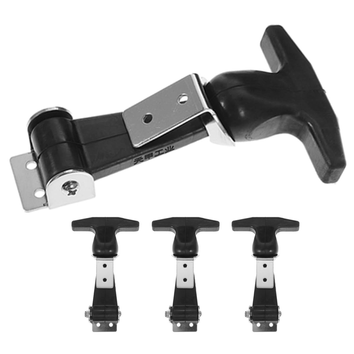 Loquets acier inox 304 et caoutchouc premium en T pour fermeture sécurisée de coffre