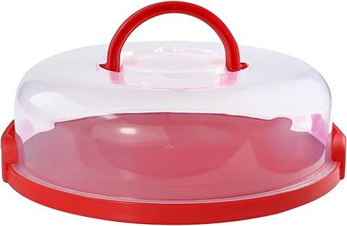 Miniatura 9 de Portabebés portátil de 12 pulgadas con tapa y magdalenas, tarta de galletas, para bodas, fiestas, baby shower, fiestas de Navidad (azul)