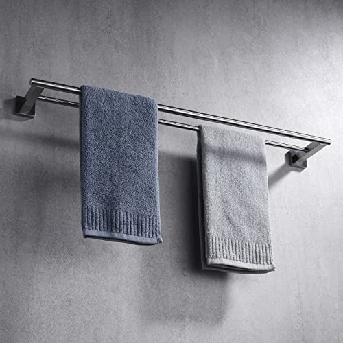 Miyili 30-Inch Bathroom Double Towel Bar Brushed Stainless Steel Bath Towel Rack Holder Wall Mount, A02N75B by Miyili - Image 8