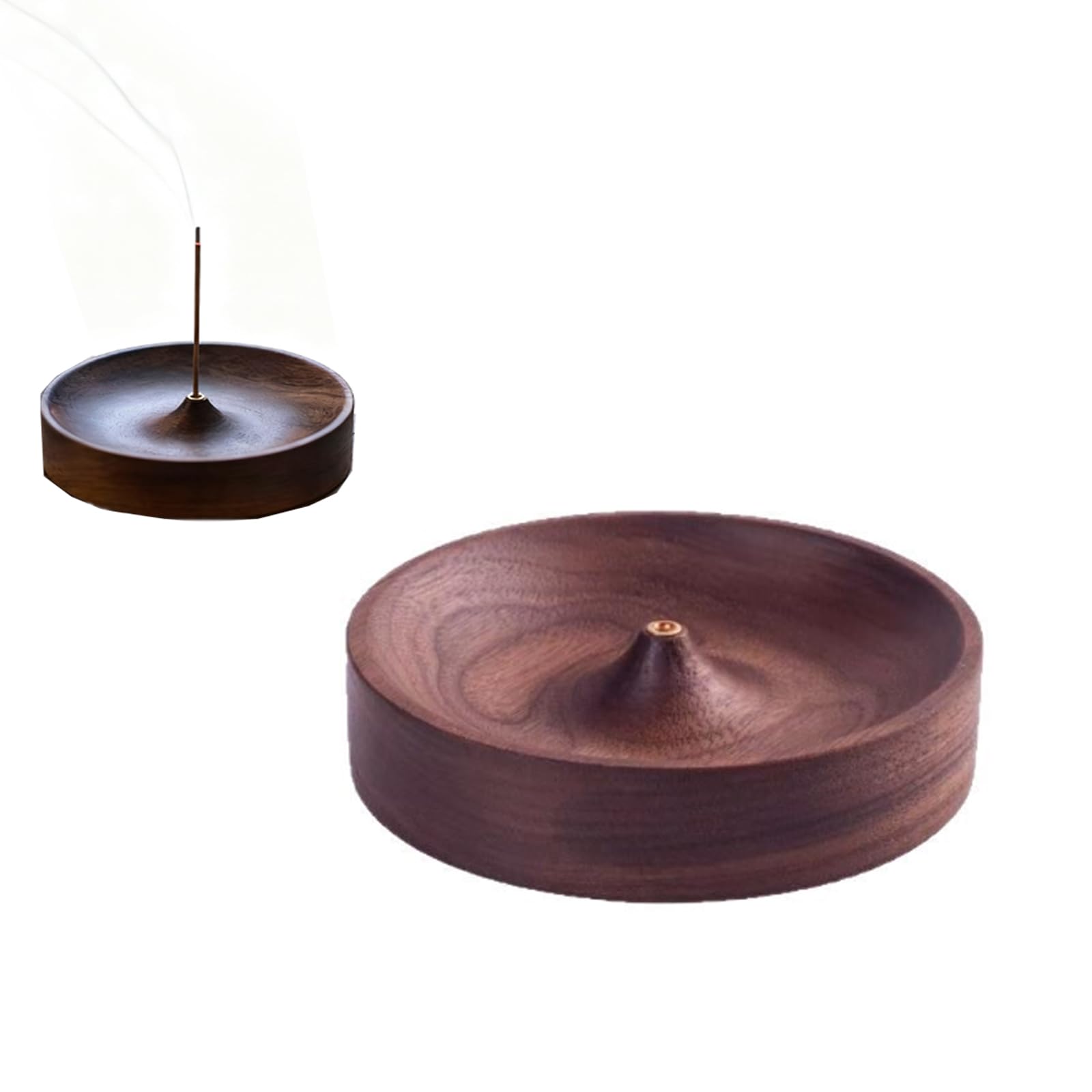 Ceramic & Wood Incense Stick Holder