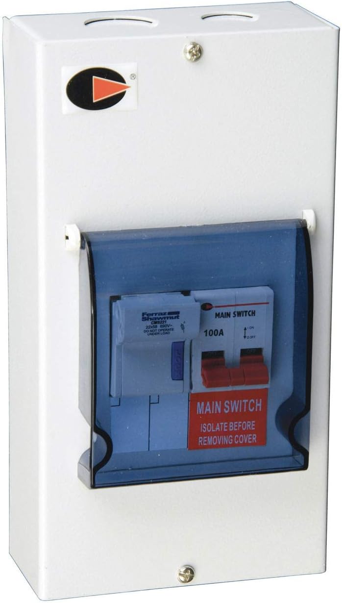 Lewden FS6380100 Metalclad Submain Switch Fuse Unit 63/80/100 amp Single Phase