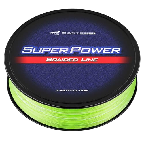 Image of KastKing SuperPower Braided Fishing Line - Abrasion Resistant Braided Lines - Incredible Superline - Zero Stretch - Smaller Diameter - A Must-Have!