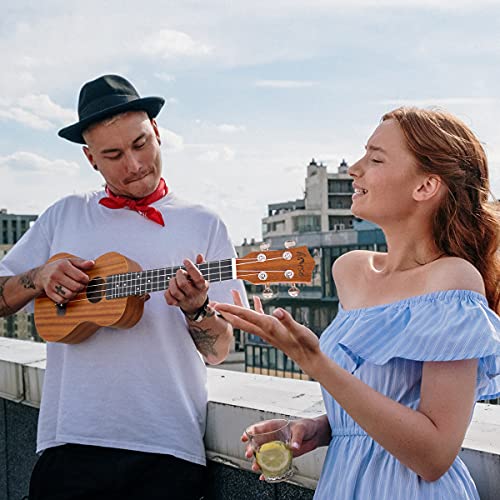 Ukulélé Concert,Horse Ukulele Debutant pour Adultes avec 23 Pouces Housse Confortable Sangle Ukulélé Cordes Accordeur… - Les Beatles, Paul McCartney, John Lennon, RIngo Starr, George Harrison Ukulélé Concert,Horse Ukulele Debutant pour Adultes avec 23 Pouces Housse Confortable Sangle Ukulélé Cordes Accordeur… – Image 7
