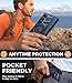 LEIAU for Samsung Galaxy Z Fold 6 Case: Heavy Duty Armor Phone Case [Compatible with MagSafe][Hinge Protection][Dual Kickstand] Shockproof TPU+PC Cover for zfold 6 5G 2024 Blue