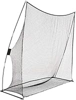 Amazon Basics Golf-Trainingsnetz, tragbar, 2,44 x 2,44 m, Schwarz