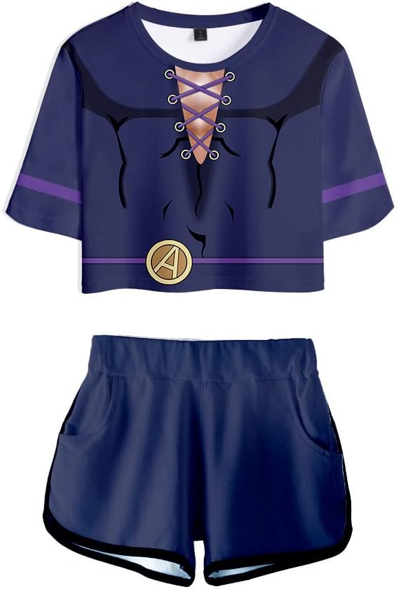 JUANZI ジョジョの奇妙な冒険 パジャマ キッズ 子供服 上下セット 夏 ジョジョ 空条承太郎 DIO 吉良吉影 JOJO 星の