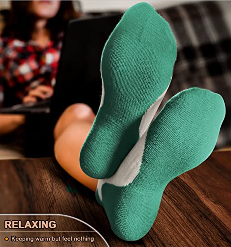 Image of BULLIANT Socks For Women 6Pairs-Womens Athletic Ankle Socks No Show Cushioned for Walking Running-Compression Arch Support