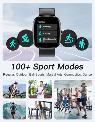 Fitness Trackers, No Bluetooth No APP/Phone Needed, 1.8" Fitness Watch for Men Women with Pedometer Heart Rate/Blood Oxygen/Sleep Monitor 100 Sports, Steps Counter Walking Running Waterproof - Image 4