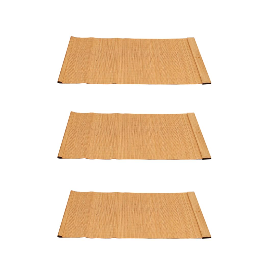 KIXZSAZ Update Dining Area With Modern Bamboo Dining Serve Placemats Durable Finish Modern To Table And Can Replace Usual Tablecloth. Non-slip Table Placemat