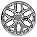 OE Wheels CV98B 20 Inch Rim Fits Silverado 1500 Snowflake Style 6x139.7 20x9 Chrome - Hollander 5668 (1)