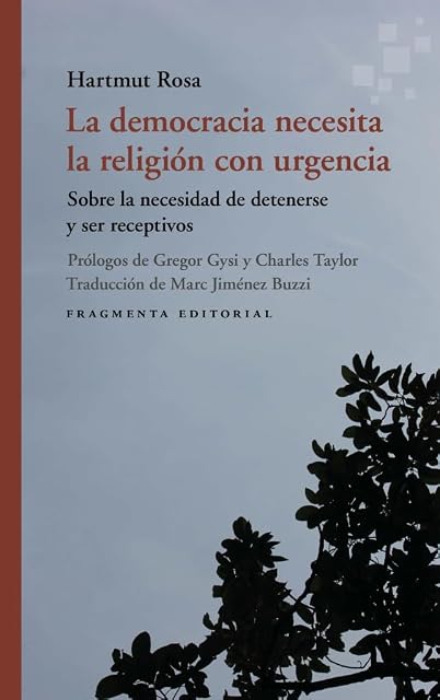 Portada de La democracia necesita la religión con urgencia