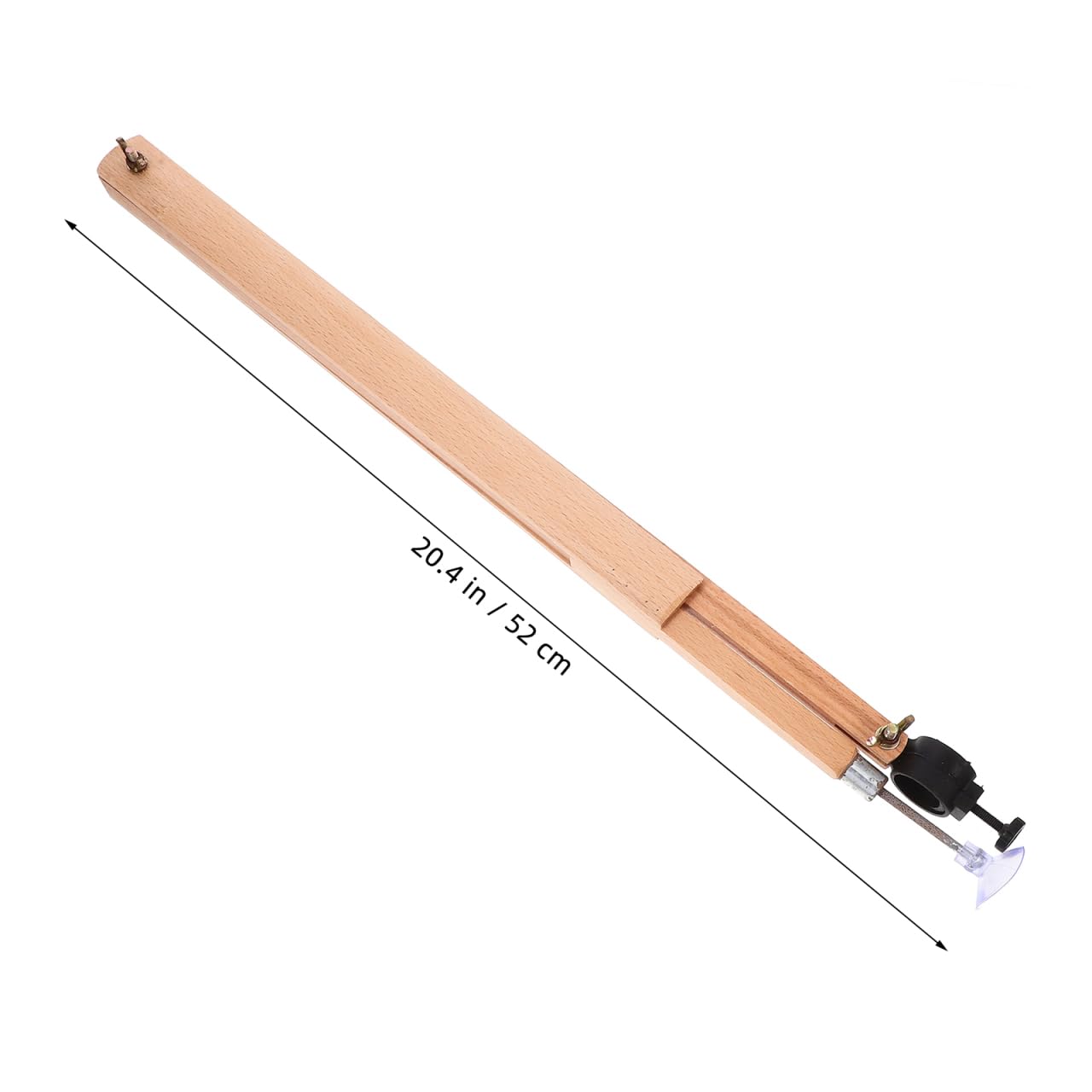 DOITOOL Compas Bois Grand Professionnel - Boussole de Dessin Enseignant - Tracé de Cercle Menuisier Charpentier - Porte-Craie et Marqueur Ventouse - Matériel Géométrie pour Tableau École Classe