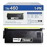 1 Pack Black TN460 High Yield Toner Compatible TN-460 Toner Cartridge Replacement for Brother...