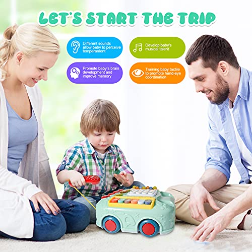 HOMCENT Muziekspeelgoed voor jonge kinderen, voor baby's van 6, 9, 12, 18 maanden, speelgoed telefoon voor kinderen van… - Image 7