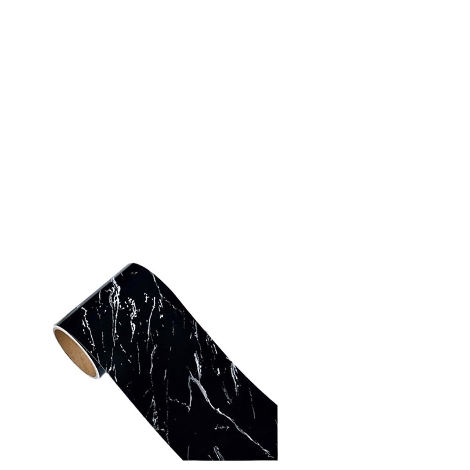 XCTDSVAH Wallpaper Border 10M Door Frame Waist Line Wallpaper Windowsill Marble Grain Skirting Self-Adhesive Waterproof(Black-White-5cmx10m)