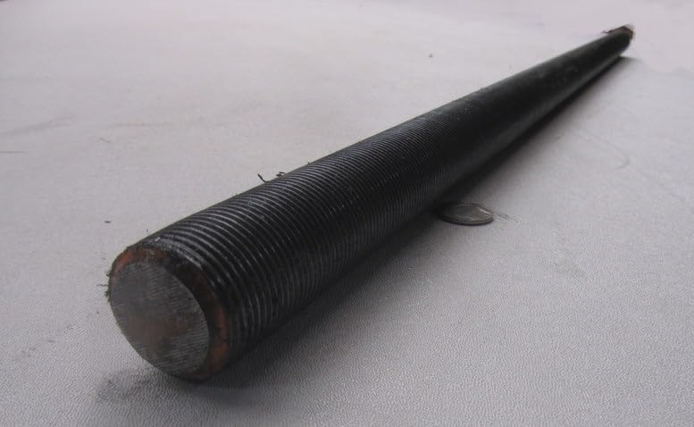 Grade B7 Steel Fully Threaded Round Rod, 1-1/4"-12 Diameter x 36.00" Length, 1 Pc.