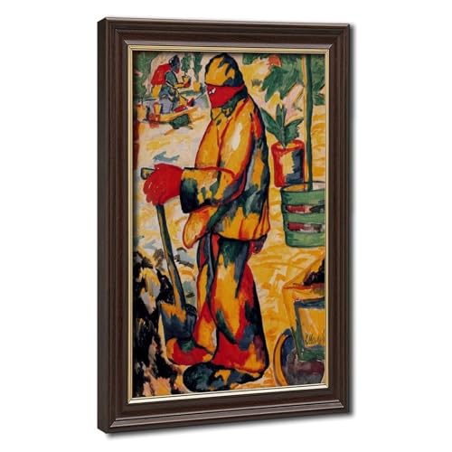 Impression sur toile Kazimir Malevitch jardinier cadre suspendu deco bureau 30x45 cm
