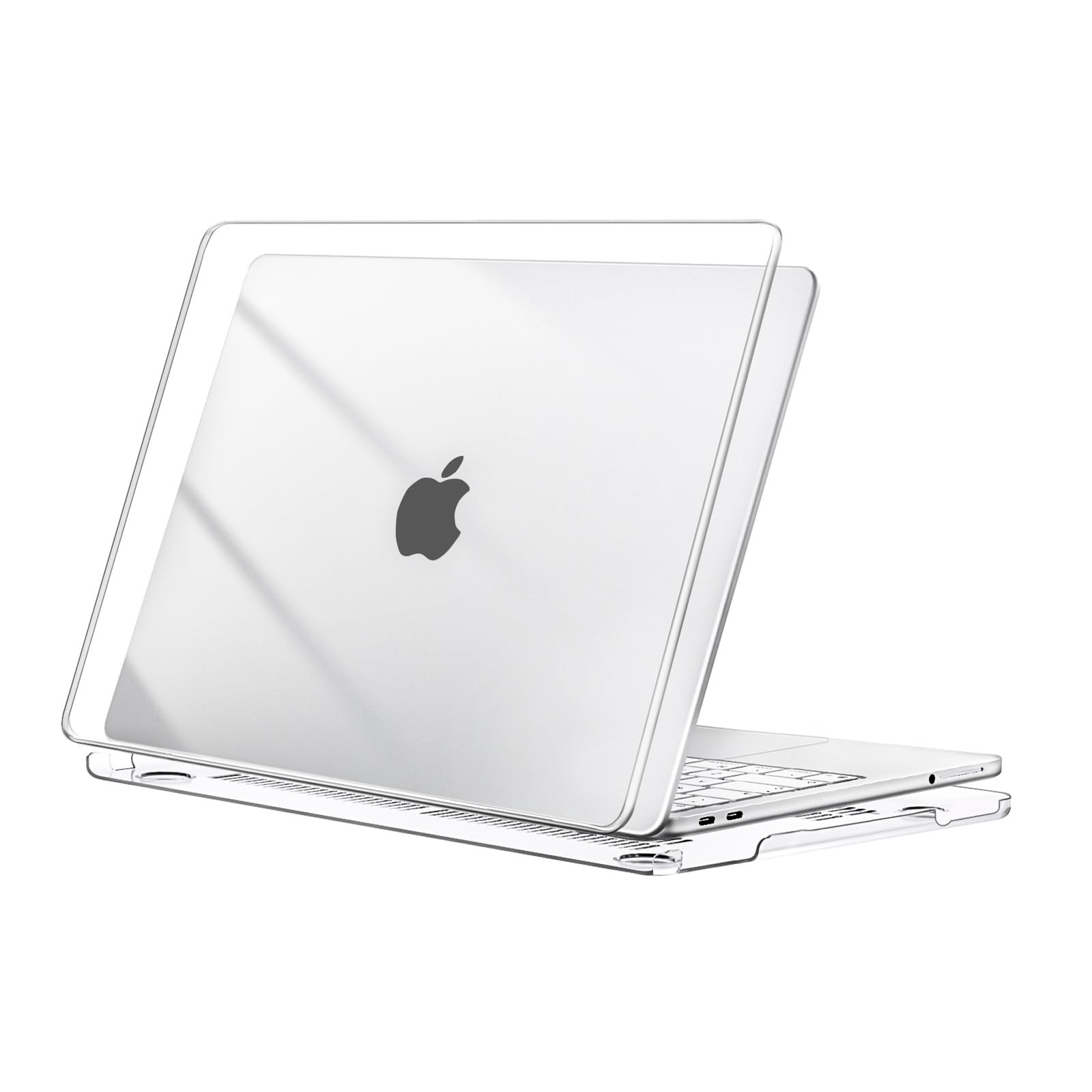 MOSISO Coque Compatible MacBook Neo 13 Pouces 2026 A3404 Puce A18 Pro Rigide Protectrice Antirays Cristal Clair