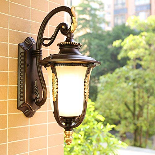 Lumière murale E27 avec éclairage vers le bas pour une décoration extérieure étanche