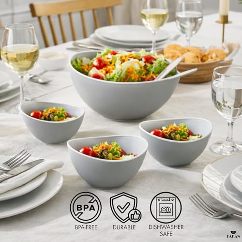Set de 5 tazones apilables Hakan color gris miniatura 6