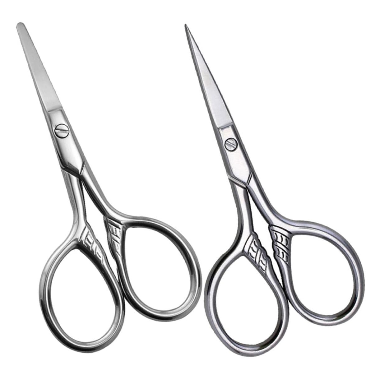 Healeved 10pezzi Inossidabile Per Grooming Per e Sopracciglia Affilata e Arrotondata Strumento e Resistente